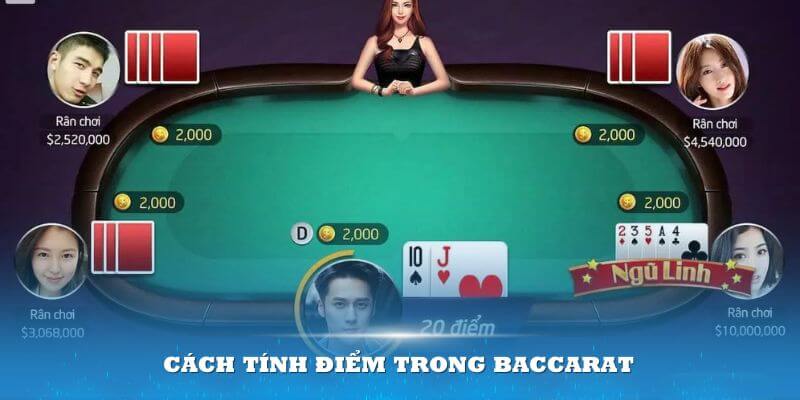 Cách tính điểm trong Baccarat